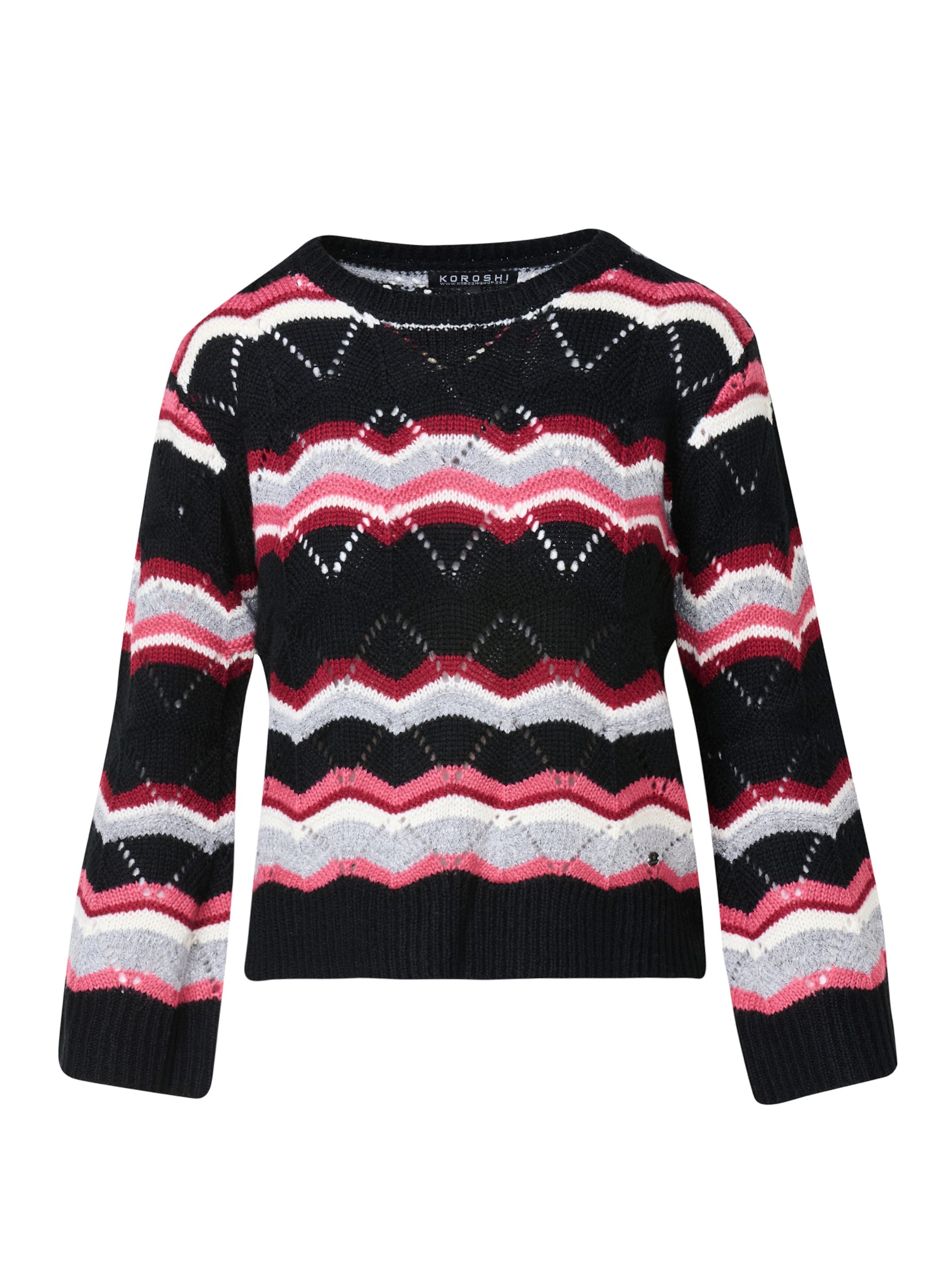 KOROSHI Trui in Zwart: voorkant