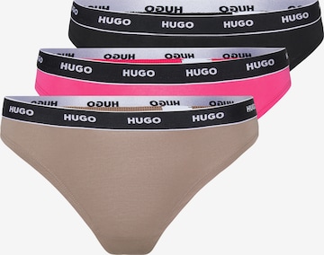 HUGO String in Braun: Vorderseite