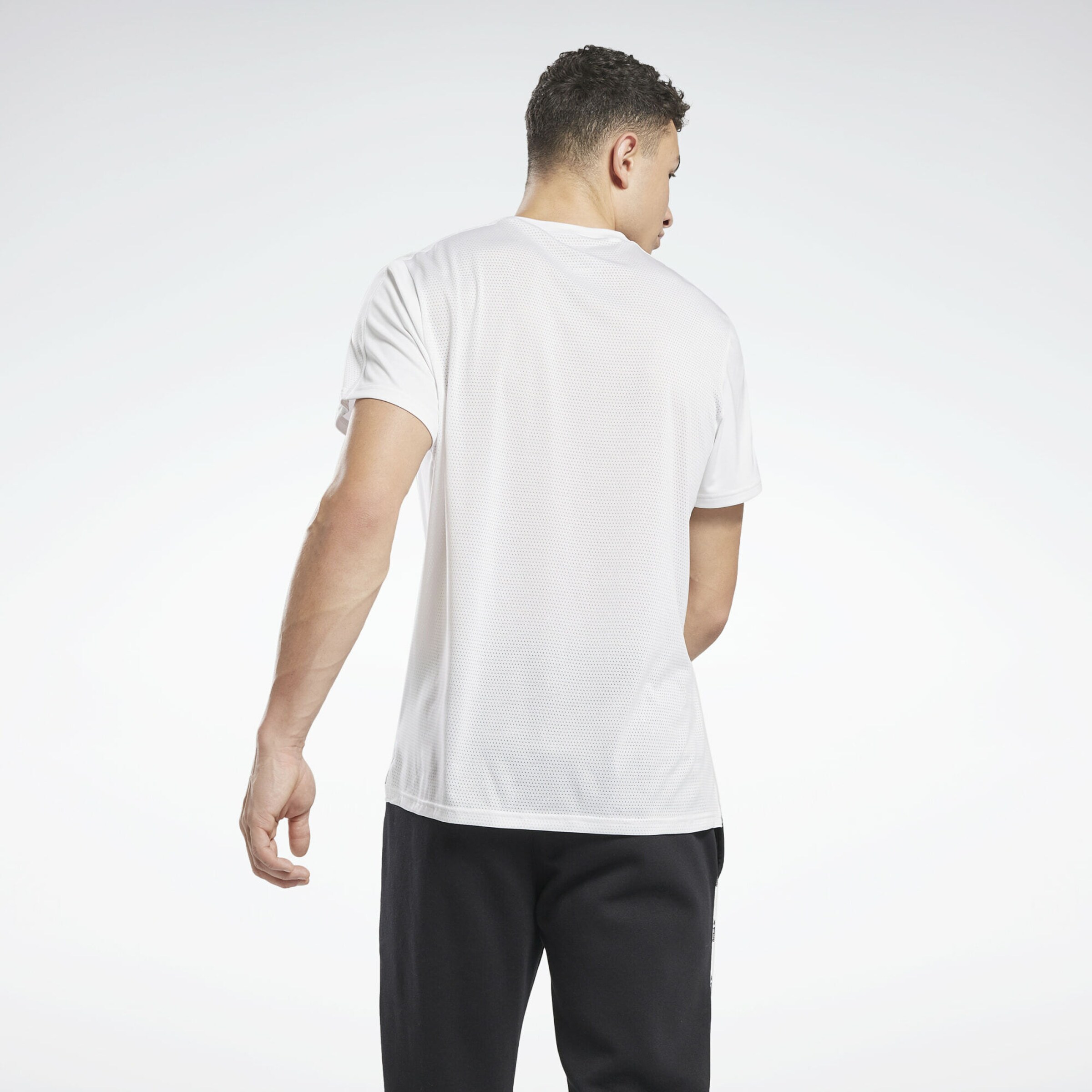Sport T-Shirt fonctionnel Reebok Sport en Blanc 