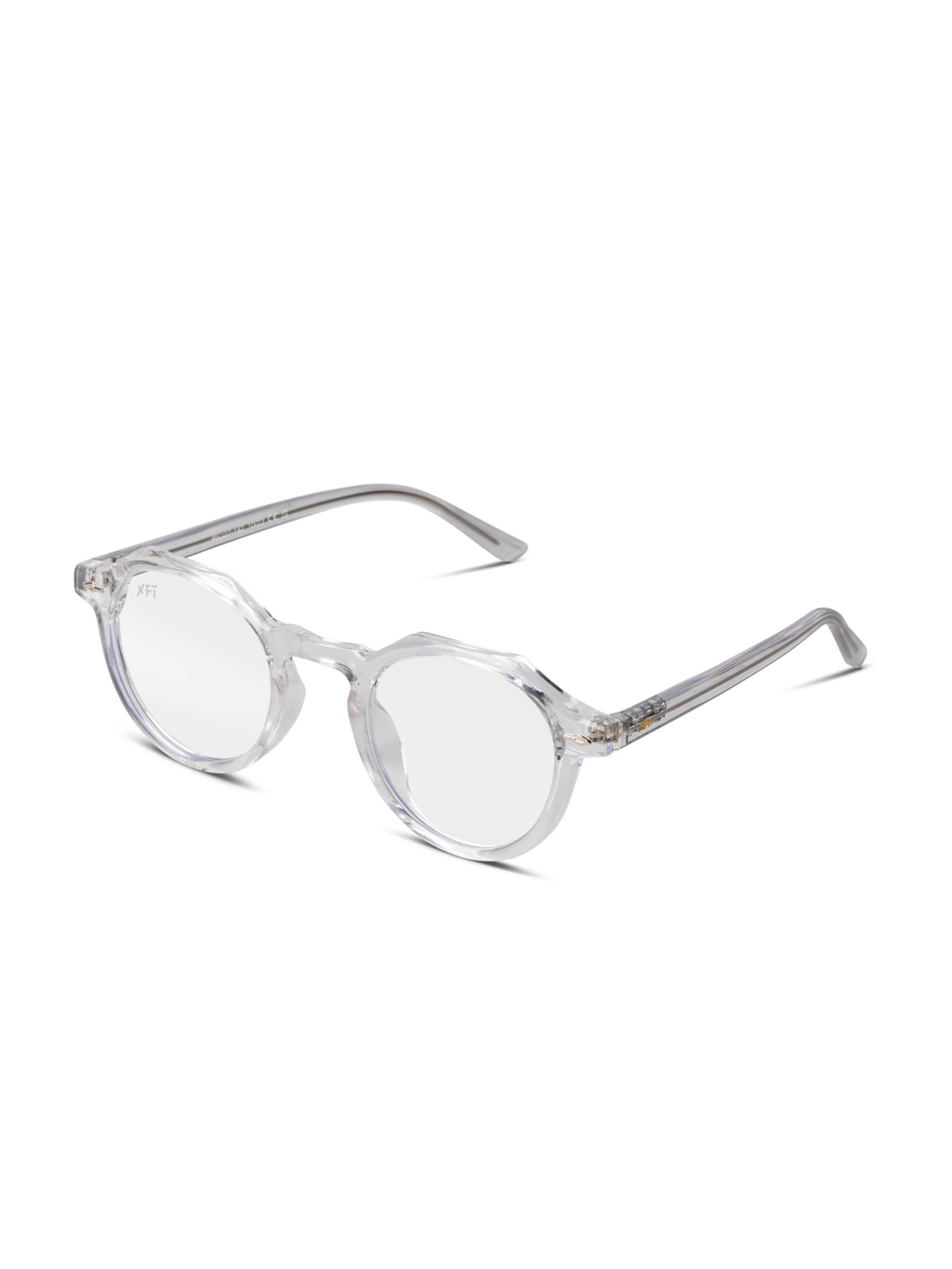 X Frame Therapy Brillen 'Lucentia Blue Light' in Transparant: voorkant