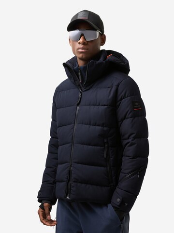Bogner Fire + Ice Steppjacke 'Luka' in Blau: Vorderseite