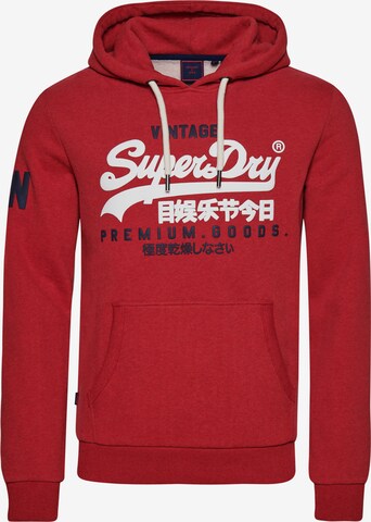 Superdry Sweatshirt in Red: front