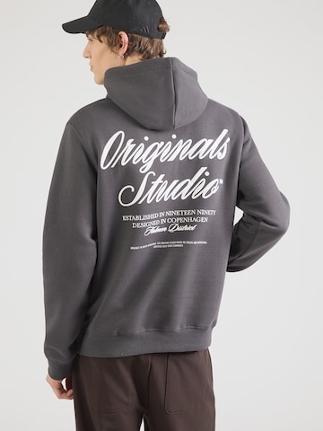 JACK & JONES Mikina 'JWHNORREBRO' – šedá: přední strana