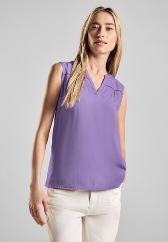 STREET ONE Blouse in Purple: front