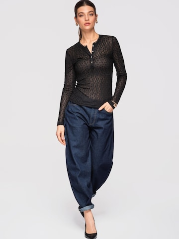 Camicia da donna di Ombre in nero