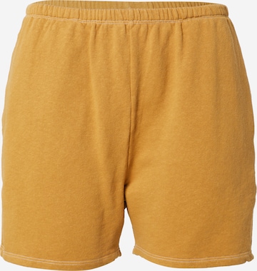 Regular Pantalon 'Ekowood' AMERICAN VINTAGE en jaune : devant