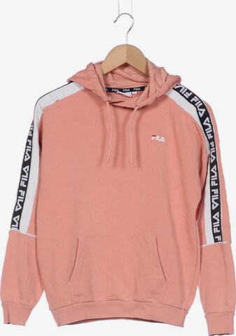 FILA Sweatshirt & Zip-Up Hoodie in S in Pink: front