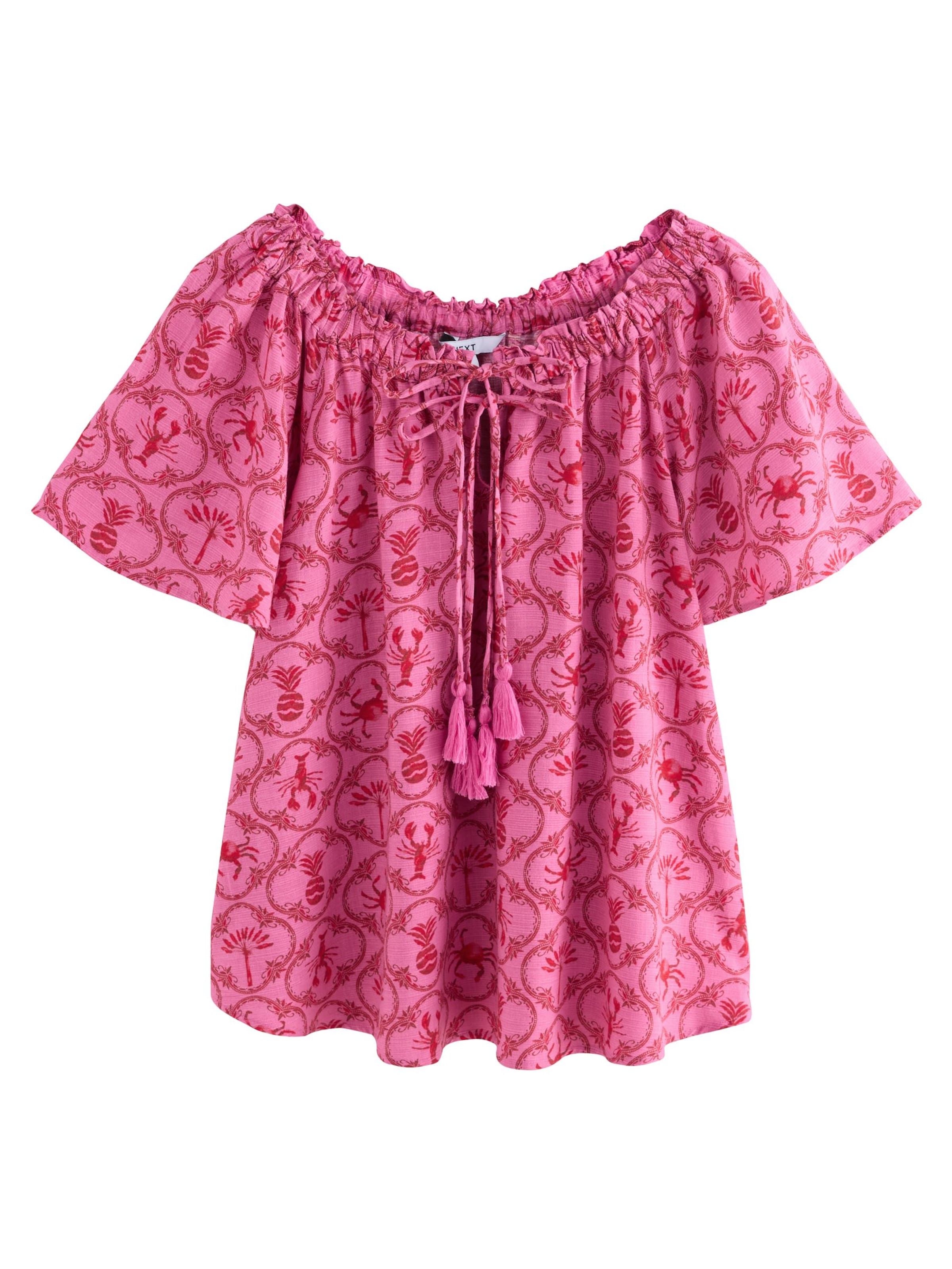 Next Bluse in Pink: Vorderseite