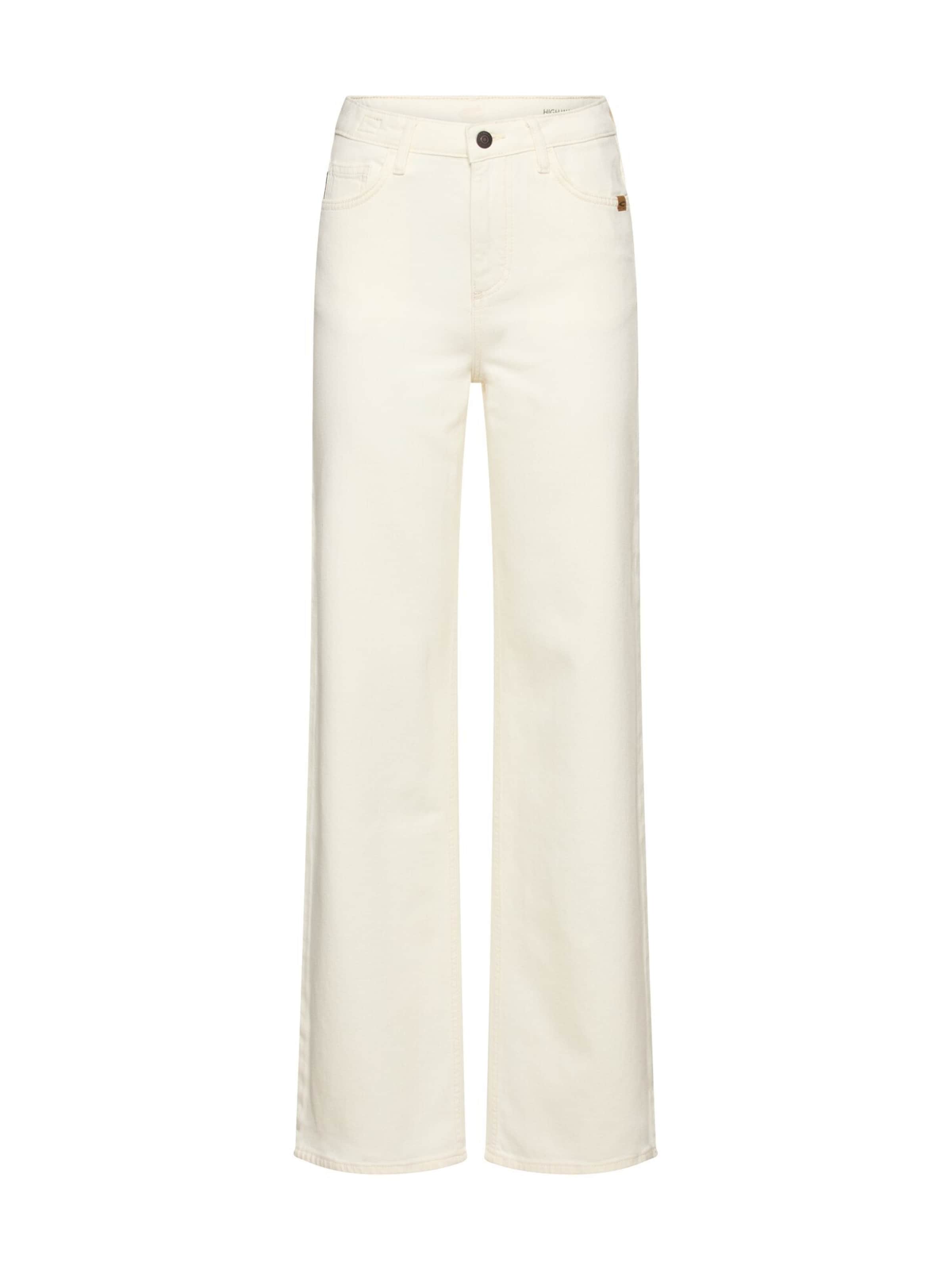 CAMEL ACTIVE Wide Leg 5 Pocket Wide Leg Denim in Weiß: Vorderseite