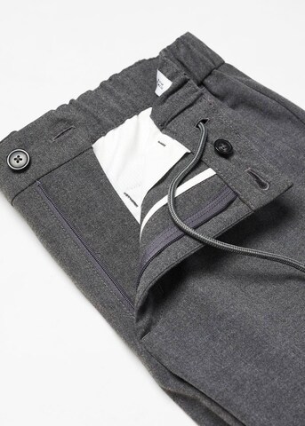 MANGO MAN Tapered Pants 'Murlo' in Grey
