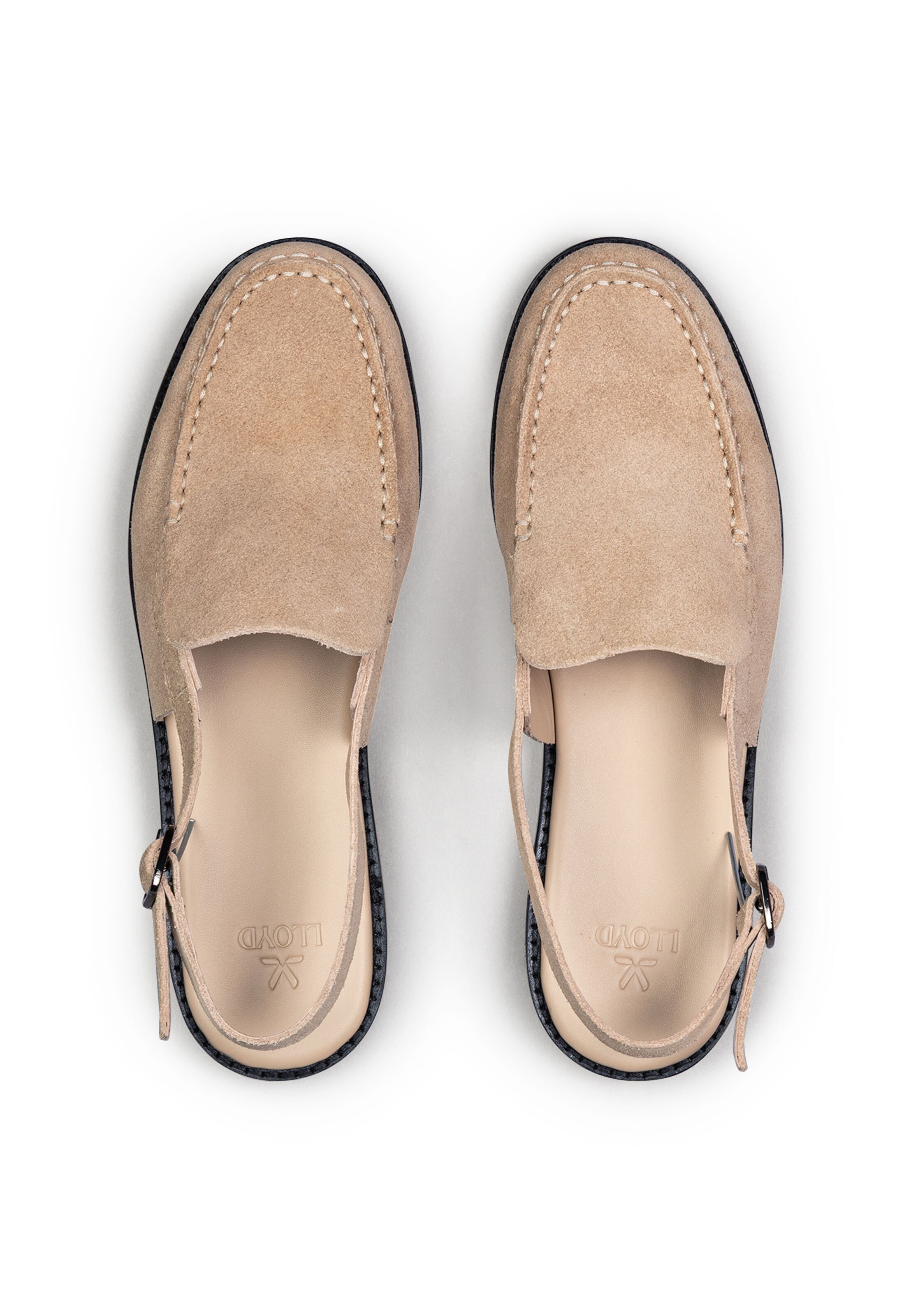 LLOYD Classic Flats 'CLOUT ROAM' in Beige