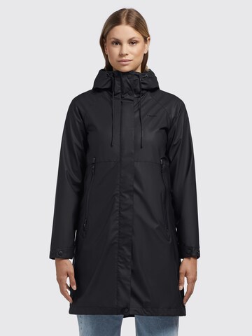 khujo Raincoat 'Wied2' in Black: front