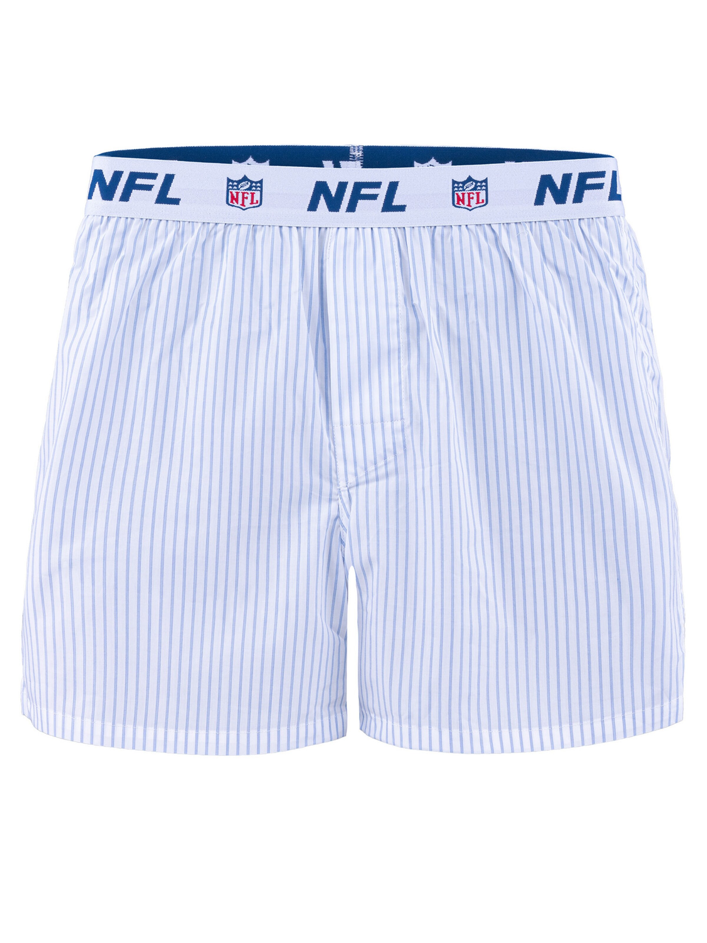 Huddle Boxer shorts ' NFL Shield Stripe ' in Blue