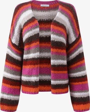 SASSYCLASSY Oversizestrickjacke in Orange: Vorderseite