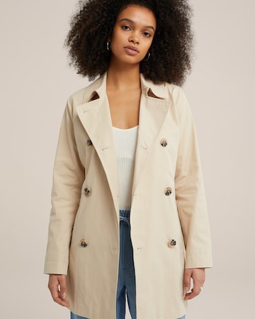 Manteau mi-saison WE Fashion en beige