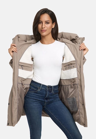 MARIKOO Wintermantel 'Delilah 16' in Beige