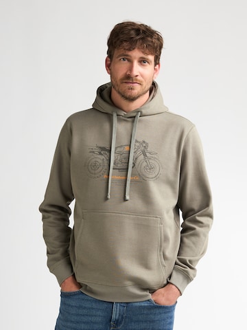 Petrol Industries - Sudadera en verde: frente