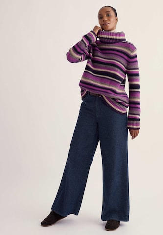 Seasalt Cornwall Sweater 'Braque' in Purple