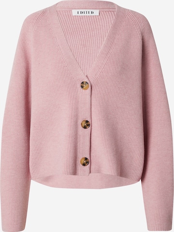 EDITED Neuletakki 'Logan' värissä vaaleanpunainen: etupuoli