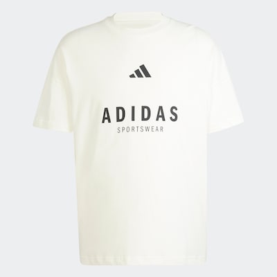 ADIDAS SPORTSWEAR Functioneel shirt in de kleur Zwart / Wit, Productweergave