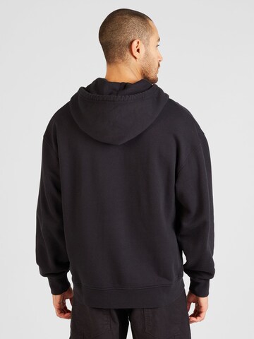 juoda LEVI'S ® Standartinis modelis Megztinis be užsegimo 'Relaxed Graphic Hoodie'