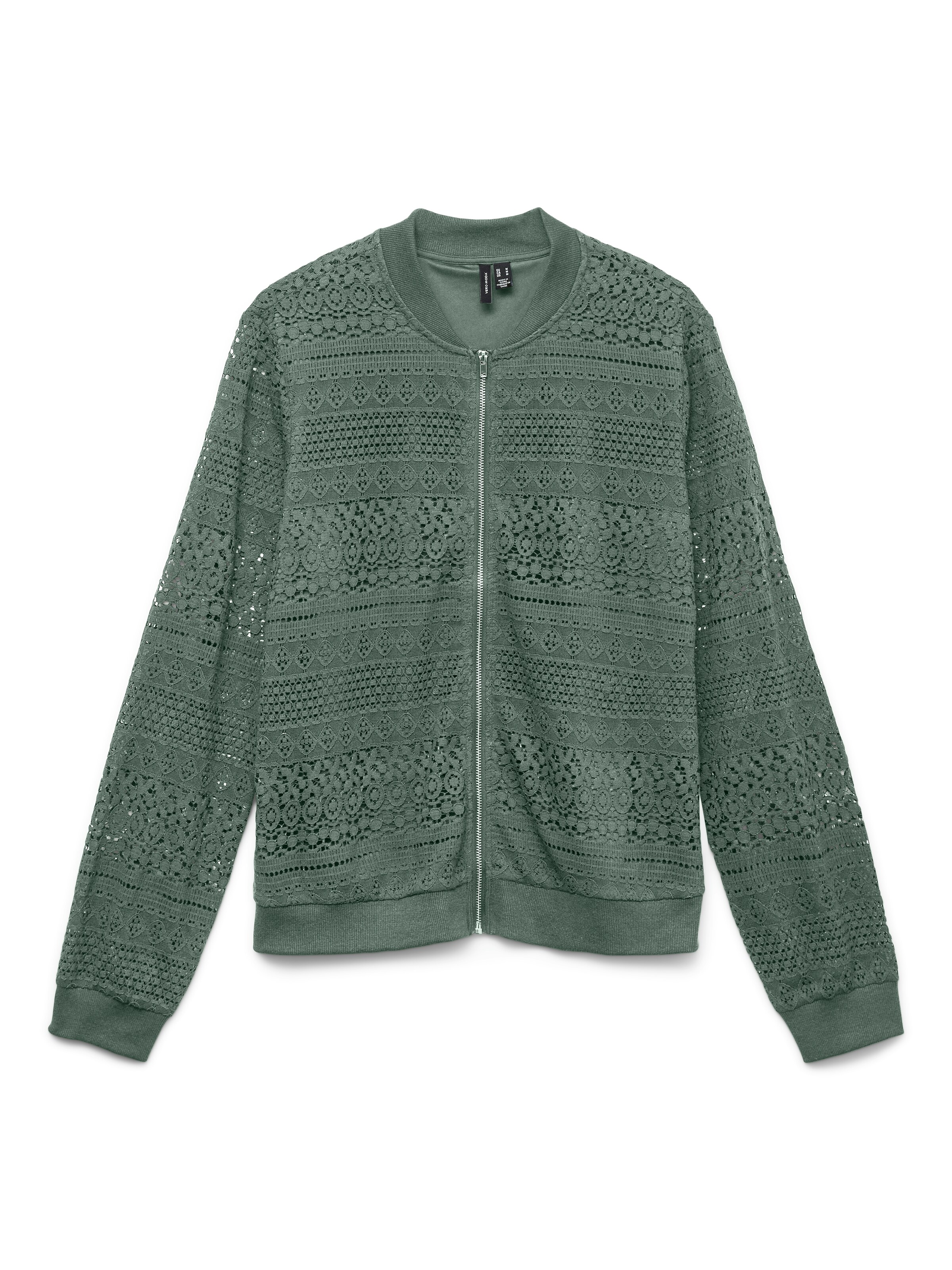 VERO MODA Between-Season Jacket in Green: front
