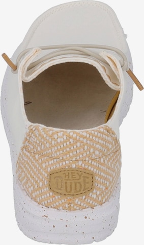 Chaussure à lacets '40059' HEY DUDE en blanc
