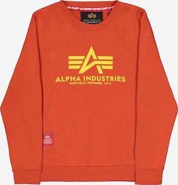 ALPHA INDUSTRIES Bluza w kolorze czerwony: przód
