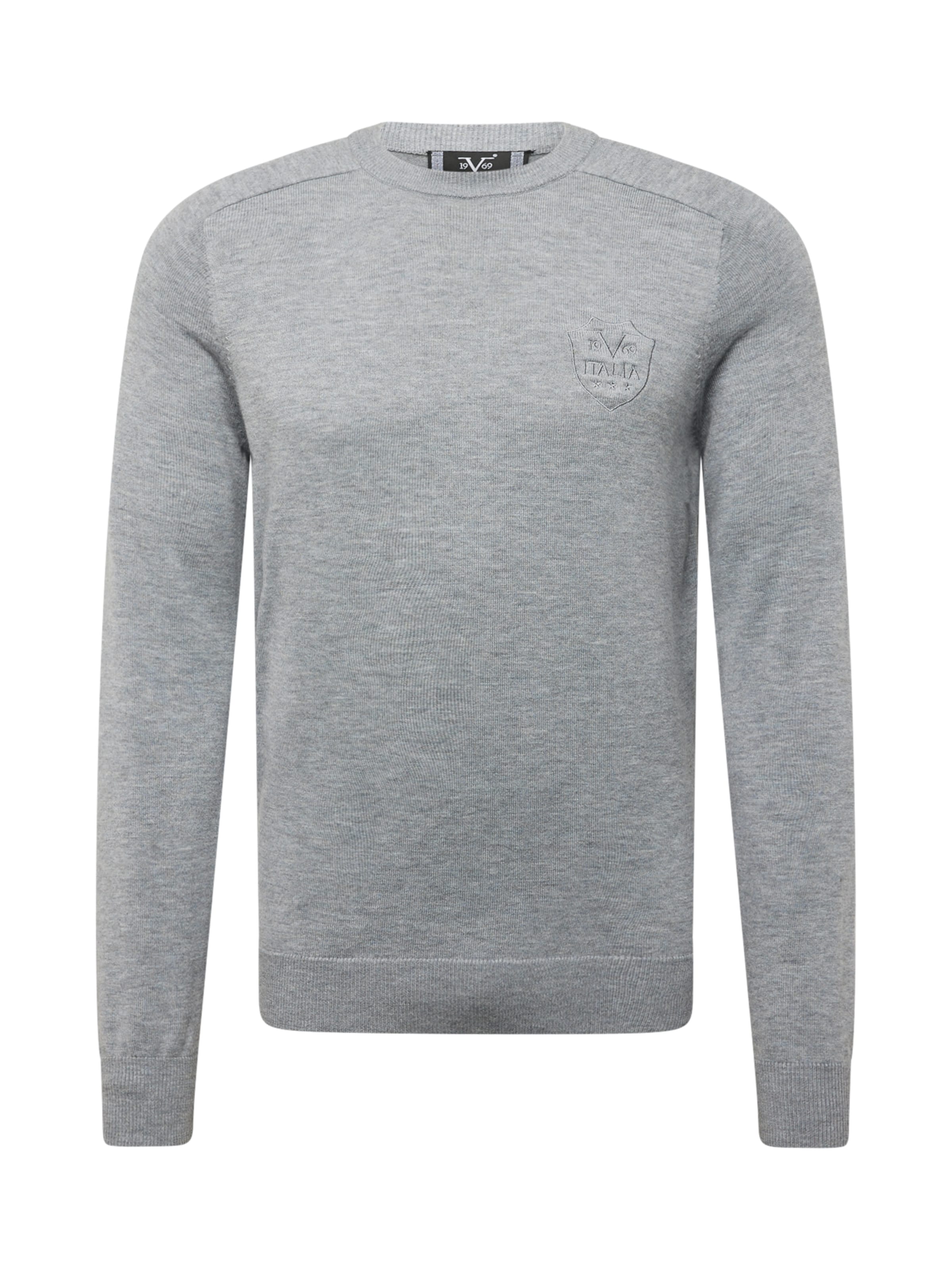 19V69 ITALIA Sweater 'GUISEPPE' in Grey: front