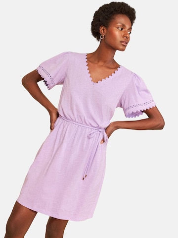 Robe love & roses en violet : devant