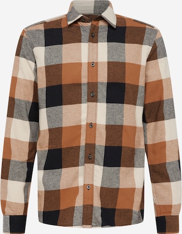 Camicia 'Gudmund' di Only & Sons in marrone: frontale