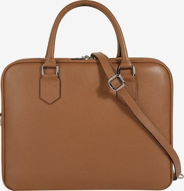 Porte-documents Cluty en marron : devant