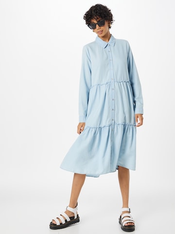 ONLY Shirt Dress 'Bea' in Blue