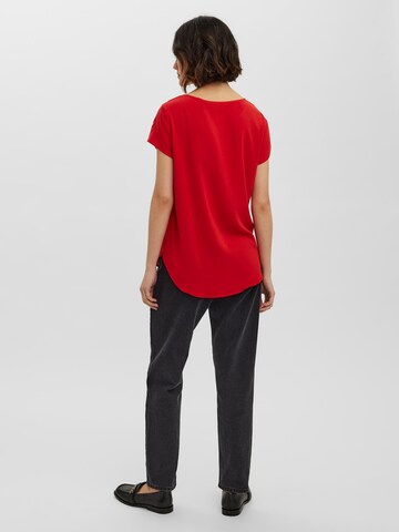 VERO MODA Shirt 'Becca' in Rood