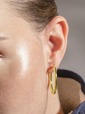 Luxenter Earrings 'Carai' in Gold