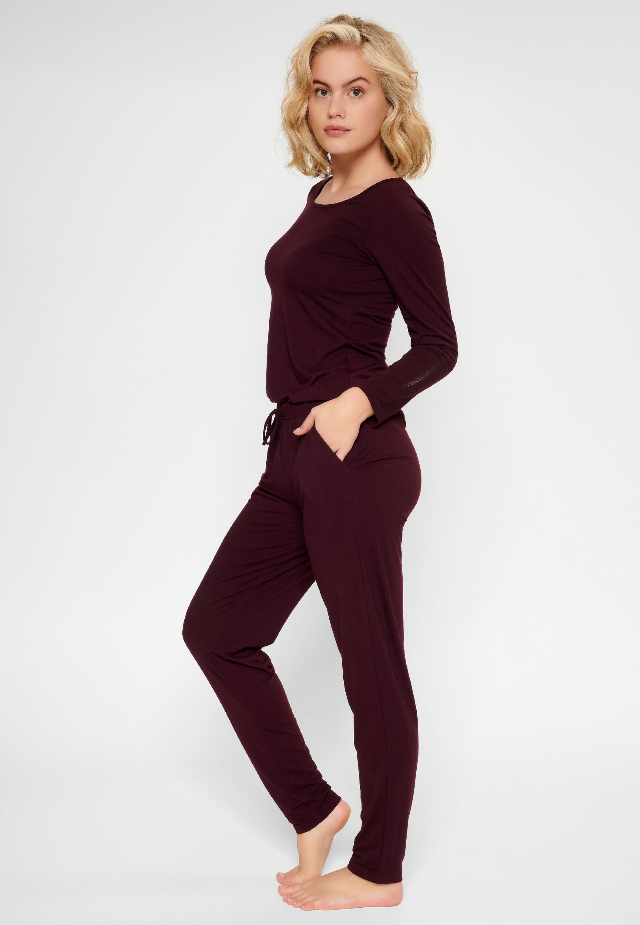 Frauen Wäsche LingaDore Pyjama in Violettblau - AG21067 Frauen Wäsche LingaDore Pyjama in Violettblau - AG21067