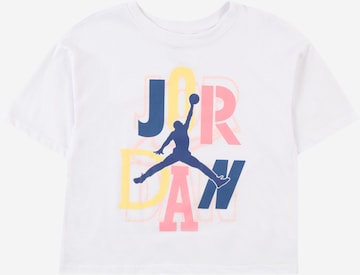 Jordan Тениска 'OUTSIDE THE LINES' в бяло: отпред