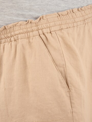 Mamalicious Curve Regular Shorts in Beige