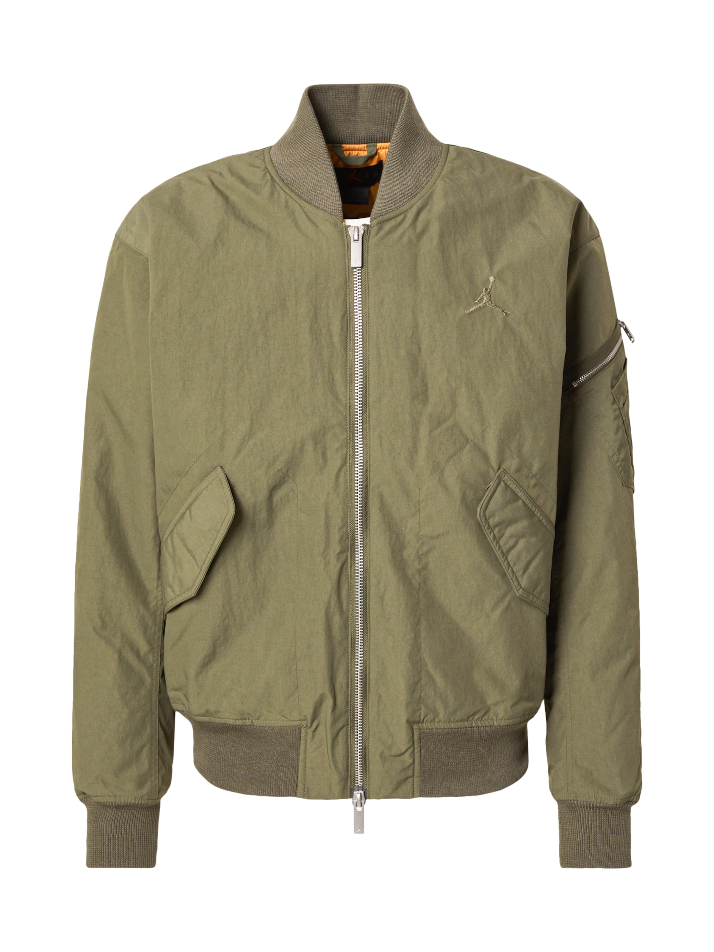 Veste mi-saison Jordan en vert : devant