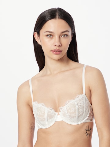 Balconnet Soutien-gorge 'Amie' Lindex en blanc : devant