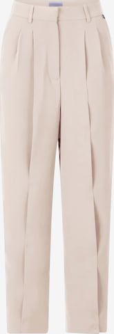 Rich & Royalregular Hlače s naborima - bijela boja: prednji dio