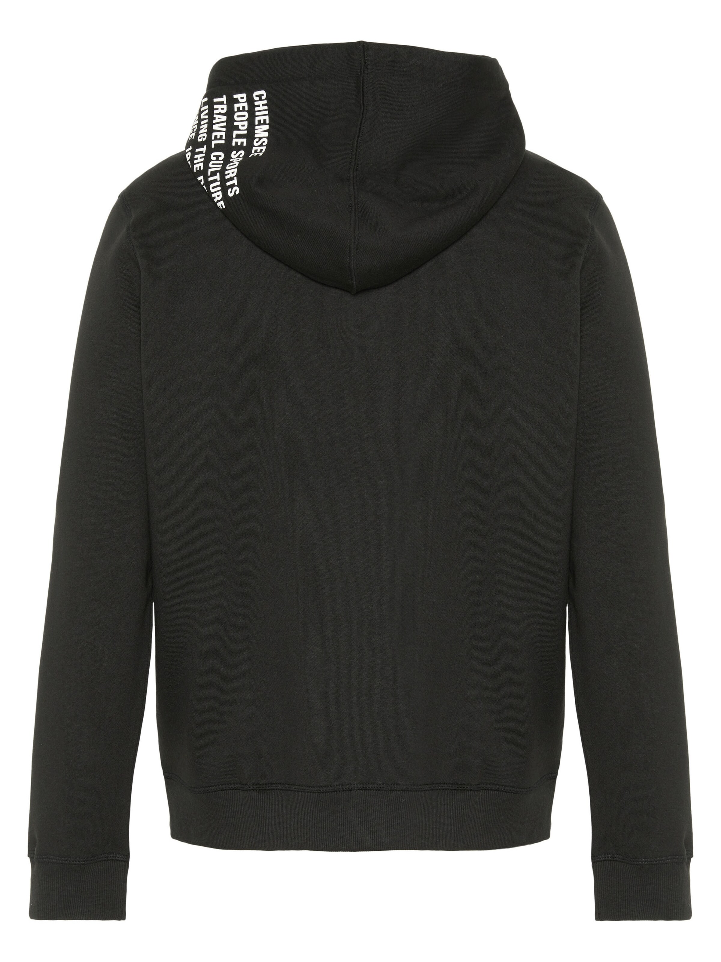 CHIEMSEE Zip-Up Hoodie in Black
