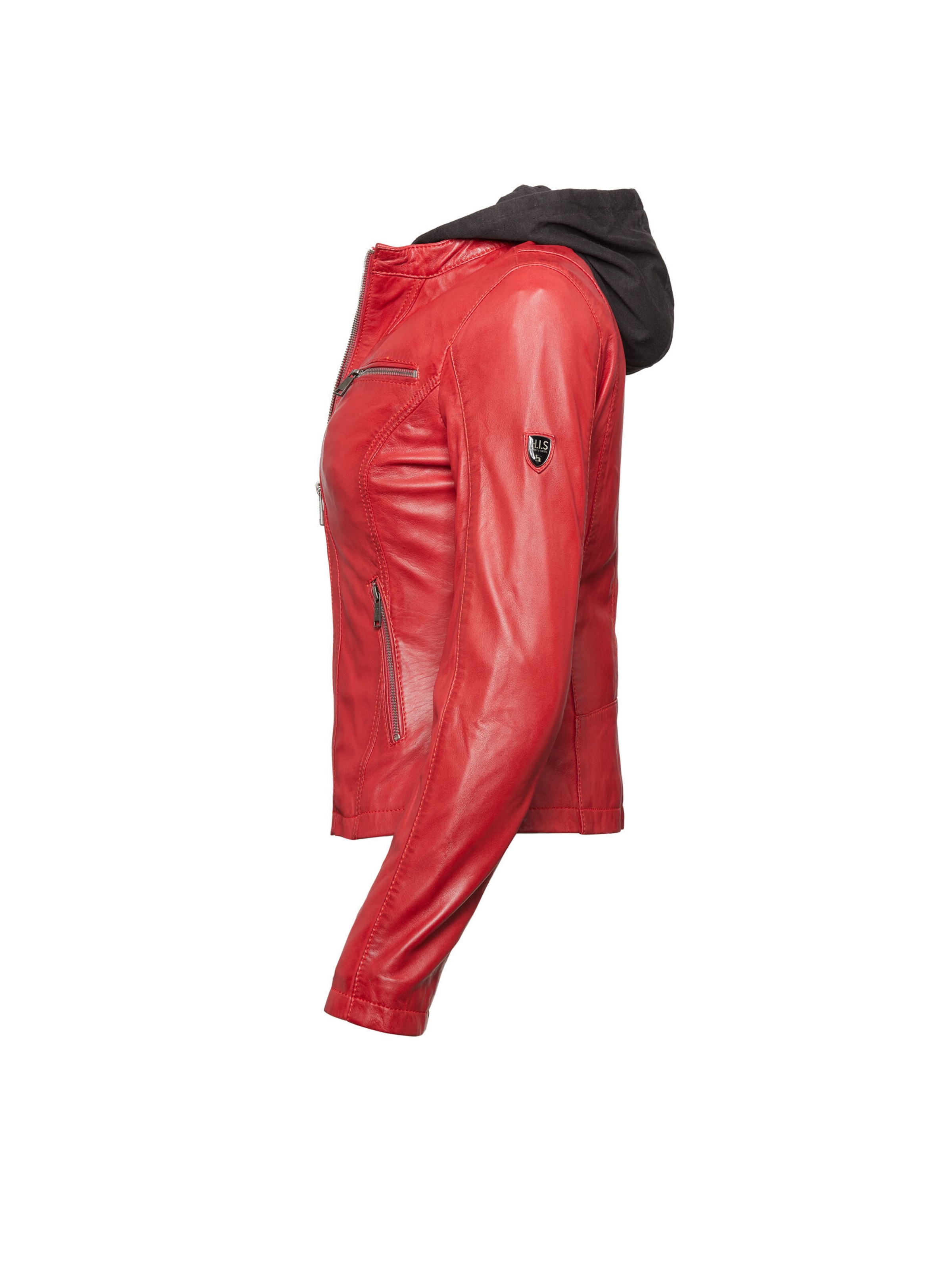 H.I.S Lederjacke in Rot
