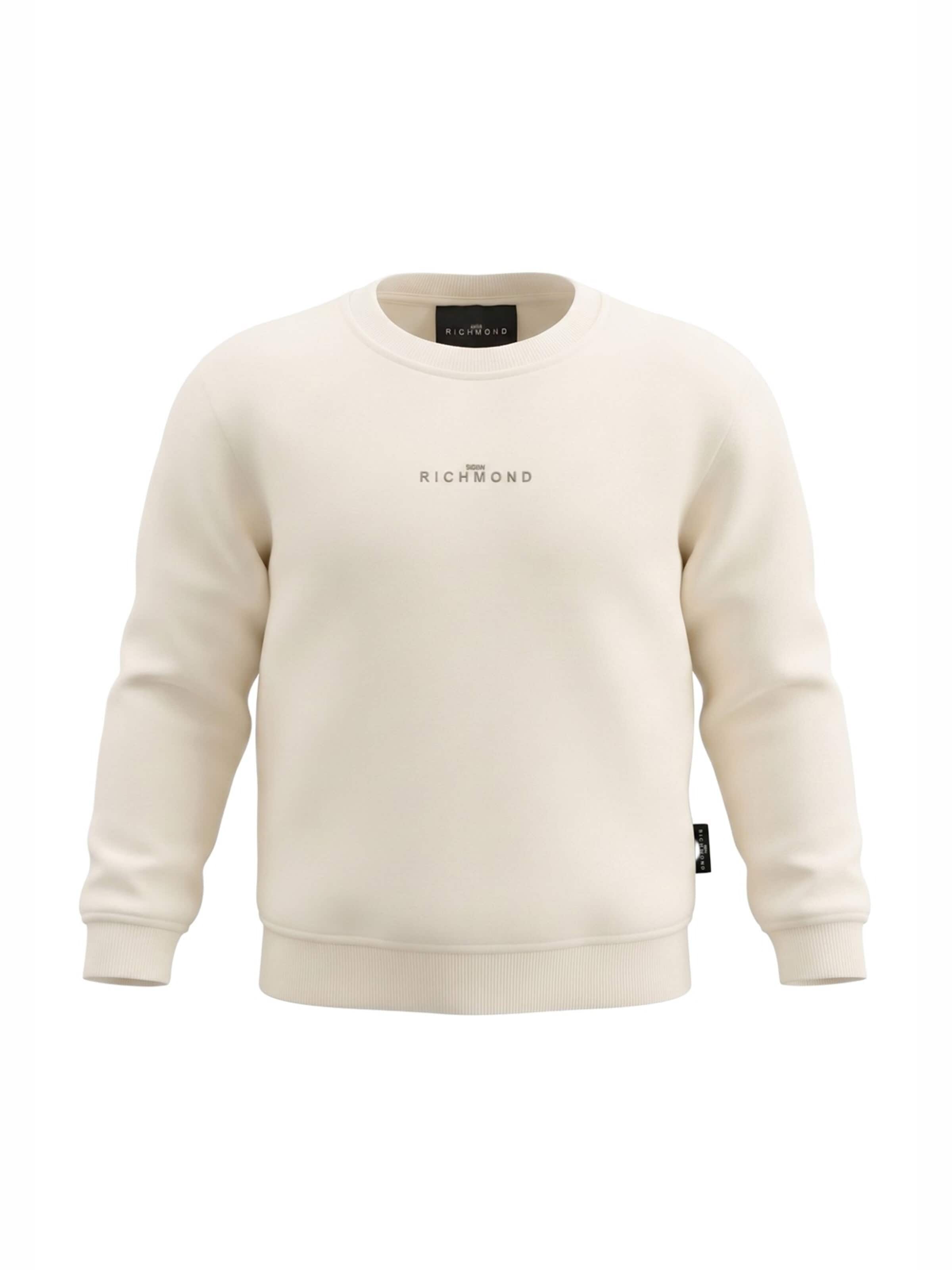 John Richmond Sweatshirt‌‌‌‌‌‌‌‌‌ in Beige: Vorderseite