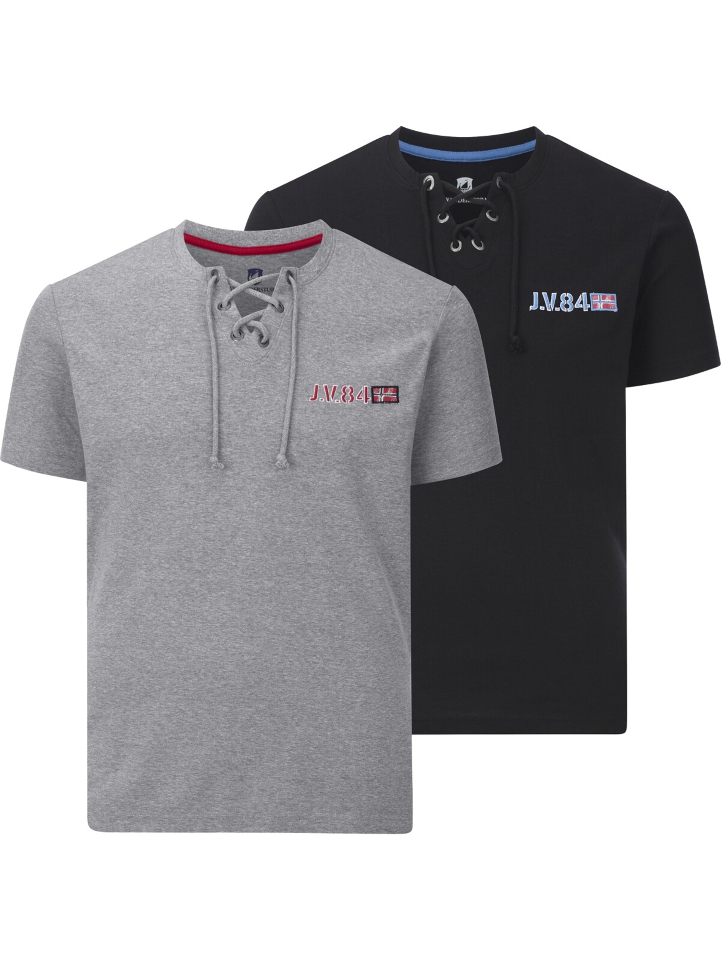 Jan Vanderstorm T-Shirt 'Mayko' in Mischfarben: Vorderseite