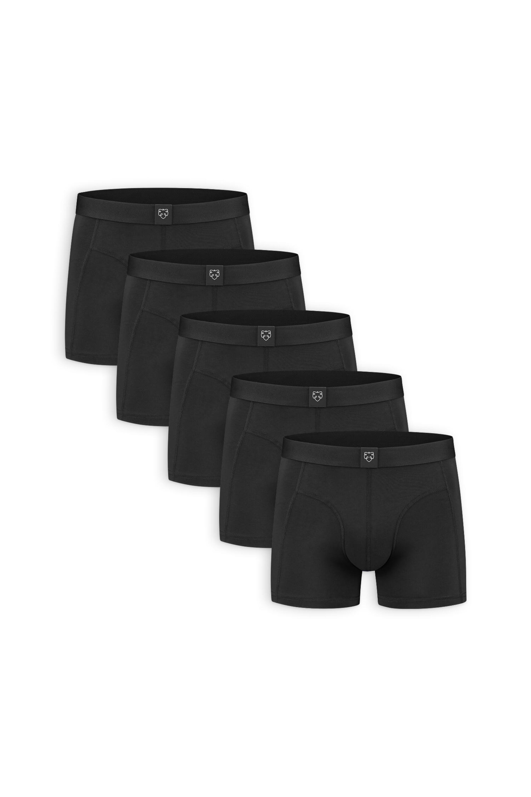Boxers A-dam en noir : devant