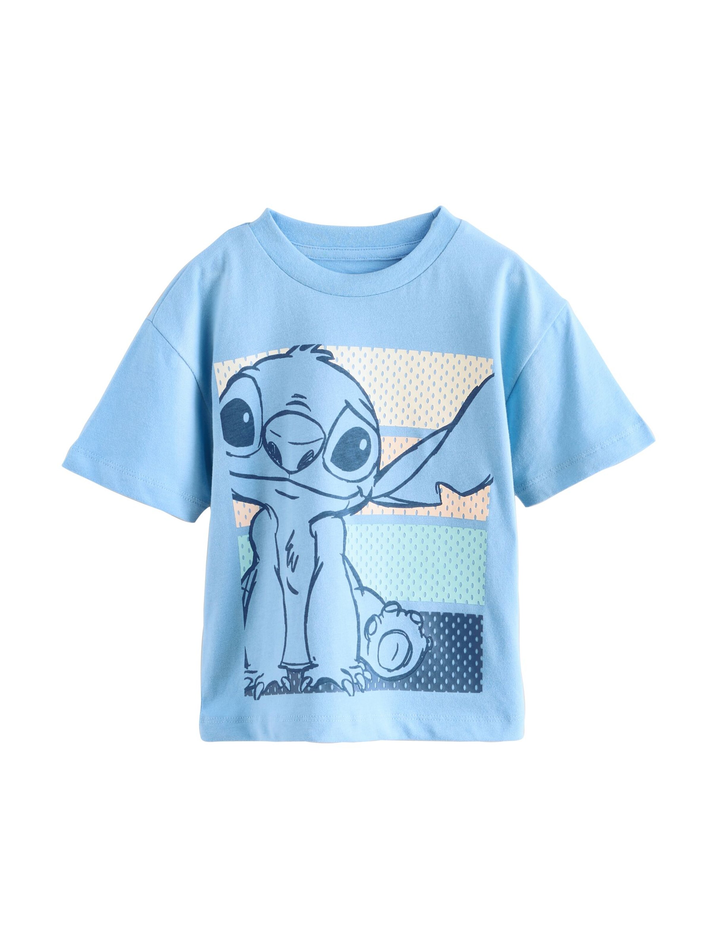 Tricou de la Next pe albastru: față