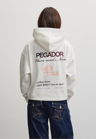 Sweat-shirt 'Aosta' Pegador en blanc : devant