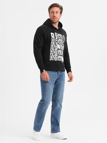 Sweat-shirt Ombre en noir