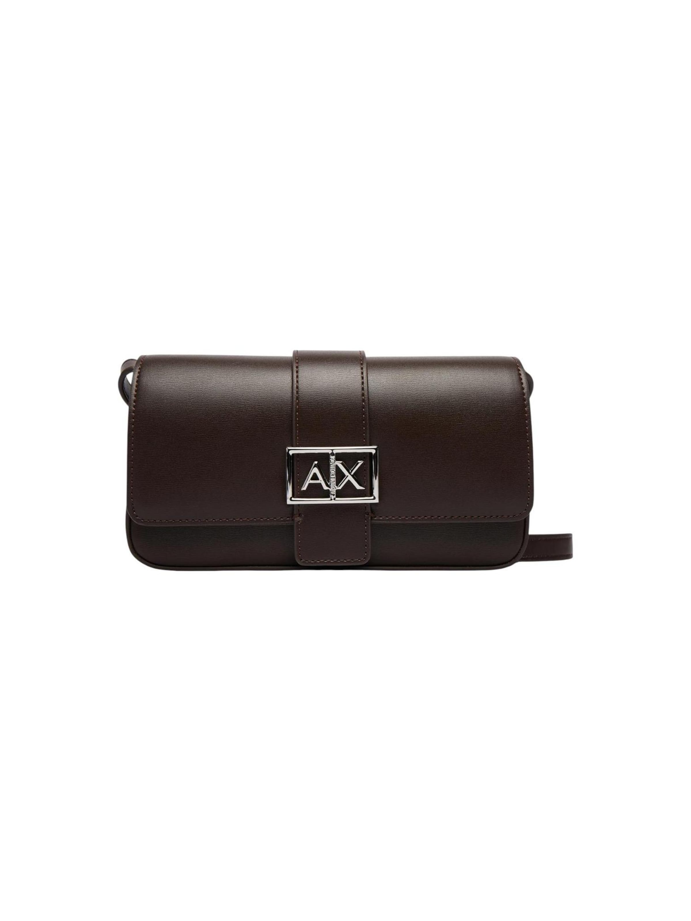 ARMANI EXCHANGE - Bolso de hombro 'XW002567 AF12039' en marrón: frente